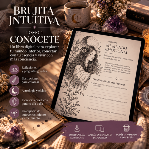 Brujita Intuitiva – Tomo 1: Conócete | Libro Digital PDF