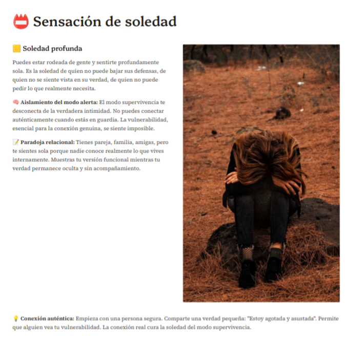 De la Supervivencia a la Presencia Femenina
